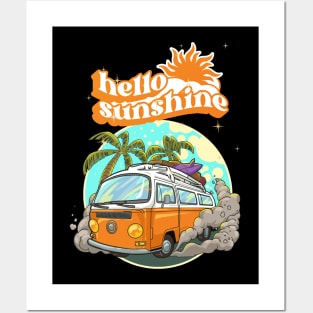 Hello Sunshine" t-shirt Posters and Art